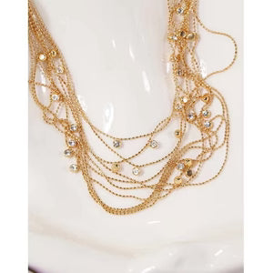 Affordable Luxury Niche And Vintage Zircon Clavicle Necklace With A High-end Sophisticated Vibe