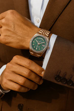 Rolex Datejust 41 - Mosaic Dial Automatic Watch (A+) Ⓢ