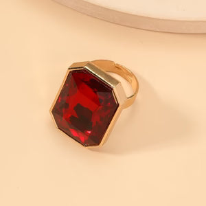 Women's Fashion Personality Ring, Creative Minimalist Square Ring, Suitable For Daily Wear, Gifting & Vacation
