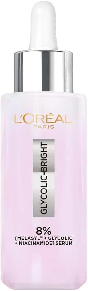 L’Oréal Paris Melasyl Glycolic Acid and Anti Dark Spot Face Serum with Niacinamide, Instant Glow 30 ml