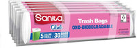 Sanita Club Trash Bags Biodegrdable 5 Gallons, 150 Bags