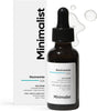 Minimalist Niacinamide 5% Face Serum with Vit B3 & Hyaluronic Acid for Clear Glowing Skin | Helps Reduce Dullness & Sun Damage, Hydrates & Repairs Skin Barrier | For Dry & Sensitive Skin | 30ml