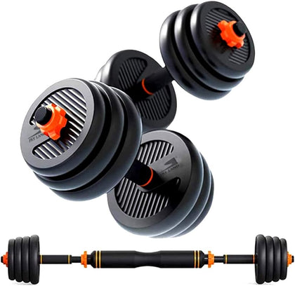 SKY LAND Dumbbell Set Adjustable Barbell Weight Lifting Strength Training Weights Fitness Equipment Dumbbells