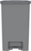 Cosmoplast 44L Step-On Waste Bin With Pedal, Pearl Silver