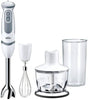 Household MultiQuick 5 Hand Blender, PowerBell Plus Technology, Splash Control, 21 speed, Whisk, Ergonomic Shape, Comfortable Soft Grip, 1000 Watts, 500 ml Chopper - MQ 5235