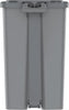 Cosmoplast 44L Step-On Waste Bin With Pedal, Pearl Silver