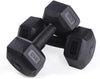 Deluxe Vinyl Dumbbell Hand Weight Set, Non-Slip, Hexagon Shape Neoprene Dipping Dumbbells Set, [multi] Colors for home gym/[5KG]