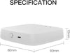 MOES Tuya Smart WiFi USB Gateway, Low Energy 5.0 Bluetooth+ZigBee 3.0 Wireless Hub, Smart Life APP Control Smart Home Wireless Bridge Control Compatible with Alexa Google Home