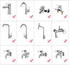 JUNARIS Portable travel shattaf, Travel Shattaf Portable Bidet Sprayer Toilet Sprayer, Shatafa Set with Hose and Adaptors for Faucets ,Easy to Install upto 2.5M extendable pipe