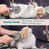 Hesiry Cat Brush Pet Soft Shedding Brush, Removes Loose Undercoat Gently, Pet Slicker Brush for Matted and Tangled Hair with Self Cleaning Button