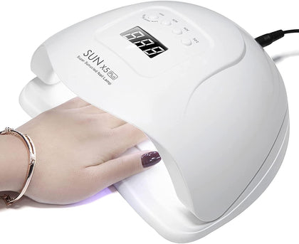 SKY-TOUCH Professional Gel Polish Led Nail Drying Lamp, Dryer Sun X5 PlUS 54W UV Led Lamp For Professional Manicure Salon, Polish, Curing, Manicure, Pedicure, Arts Tools, White