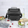 Lunch Box Insulated Lunch Bag Large Cooler Tote Bag for Adult,Men,Women, Double Deck Cooler for Office/Picnic (AE-16040-DG)