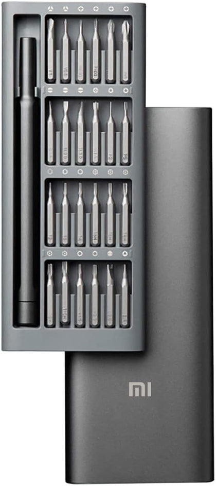 Xiaomi Precision Screwdriver Set | 24 Magnetic Driver Bit Set | Pocket Screwdriver Tool Set | Mini Screwdriver Kit | Repair Tool Kit, black