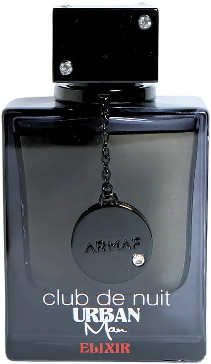 Armaf Perfume Club De Nuit Urban Elixir Man Eau De Parfum 105ml For Him, Black, Perfumes for Men