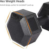 Deluxe Vinyl Dumbbell Hand Weight Set, Non-Slip, Hexagon Shape Neoprene Dipping Dumbbells Set, [multi] Colors for home gym/[5KG]