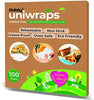 Oddy Uniwraps Food Wrapping Paper Sheets | Wrap Roti, Parantha, Sandwich, Burger & More! Keep Food Safe & Fresh | 10x12 Inches, Pack of 100 Sheets