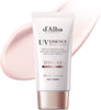 d'alba Piedmont Italian White Truffle Waterfull Tone-up Sunscreen, pure and Vegan hybrid pink tinted moisturizer, glow and brightening sunscreen, gentle and safe use sunscreen
