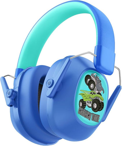 iClever Kids Safety Noise Reduction Ear Muffs, SNR 29dB, Noise Cancelling Ear Hearing Protection for Autism Sensory, Concentration Aid