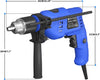 850W Hammer Drill 2-in-1 Electric Impact Drill With Rotary Side Handle And Safety Lock, 3000RPM Variable Speed Concrete Drill With 5/6/8mm Drill Bit Set, Power Drill Machine For Home Projects