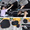 Rescien 142 * 80CM Foldable Car Windshield Sunshade, Front Windshield Reflective Sunshad with Storage Pouch, Car Front Window for Top Blocks UV Rays and Sun Heat Protection, Keeps Vehicle Cooler
