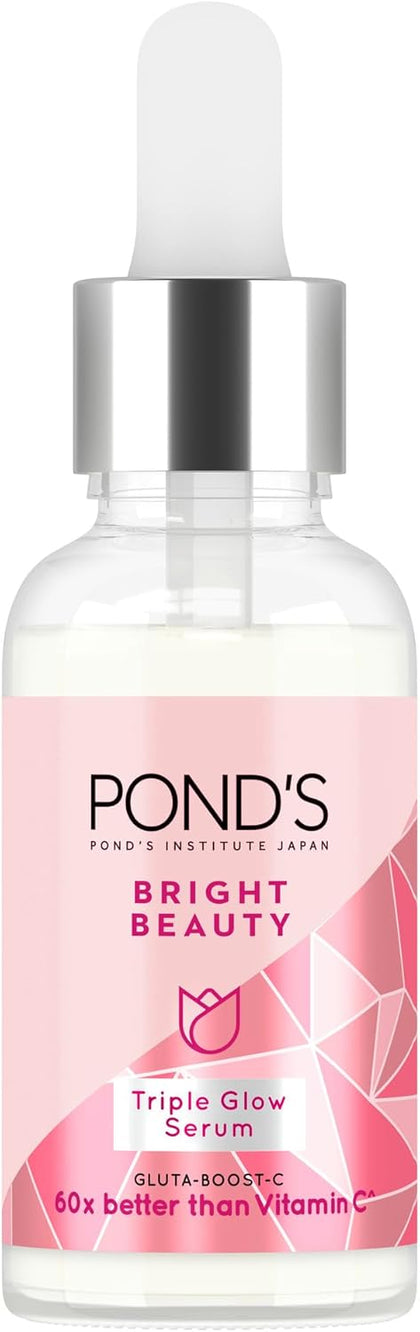 POND'S Bright Beauty Triple Glow Serum, with Niacinamide and Hyaluronic Acid, 30g