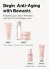 BE+WANTS Bewants Neck Lifting & Firming Cream with Centella Asiatica | Vegan Hyaluronic Acid | Neck Firming Cream Tightening Lifting Sagging Skin with Gua Sha Roller | Korean Skincare | 1.7 fl oz