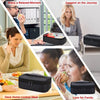 Exrp Small Lunch Bag for Men Women Insulated Lunch Box Mini Lunchbox Thermal Lunch Boxes Adult Lunch Pail Petty Food Containers Portable Cooler Bags Reusable Snack Bag Loncheras Para Hombres Black