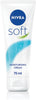 NIVEA Soft Moisturising Cream, A Moisturising Cream for Face, Body and Hands with Vitamin E and Jojoba Oil, Hand Cream Moisturises Deeply, All-Purpose Day Cream Tube, 75ml