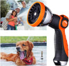 REDESS Garden Hose Spray Nozzle,10 Hose Metal Duty Watering Patterns Thumb Control On Off Valve, High Pressure Nozzle Sprayer for Plants, Car Wash,Cleaning,Showering Pets