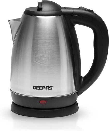 Electric Tea Kettle 1.8 L, Auto Shut Off And Boil Dry Protection, Safety Lock Lid, 360 Degree Rotational Base, Stainless Steel, Ergonomic Handle, Perfect Pour, Large Capacity 1.8 L 1500 W GK5454B