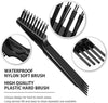 ELECDON 2 Pieces Hair Brush Cleaning Tool Comb Cleaning Brush Comb Cleaner Brush Hair Brush Cleaner Mini Hair Brush Remover for Removing Hair Dust Home and Salon Use