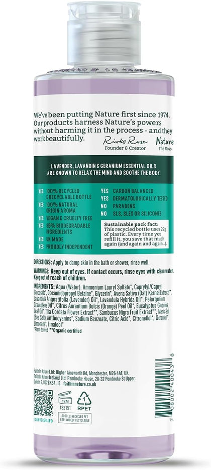 Faith In Nature Lavender & Geranium Body Wash, 400 Ml