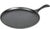 L9Og3 Griddle Pre-Seasoned Round Pan Perfect For Pancakes, Pizzas, And Quesadillas, Black, W 27.0 X H 3.8 X L 40.3 cm, Cast Iron, 10.5 Inch (Pack Of 1)