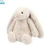 Best Pet Supplies Interactive Bunny Buddy Dog Toy with Crinkle and Squeaky Enrichment for Small and Medium Breed Puppies or Dogs, Cute and Plush - Bunny (Beige)