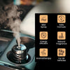SKY-TOUCH Car Air Fresheners : 160ml Smart Diffuser with Starry Sky Projection USB Rechargeable 3 Spray Modes Aroma Diffuser for Home, Office & Car (Ebony Agarwood)