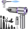 LENND Car Vacuum Cleaner Cordless,Wireless Mini Vacuum Cleaner 4-in-1 Compressed Air Duster & Air Blower & Pump，Portable Handheld Vacuum with Brushless Motor for Car, Home, Office,Camping