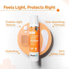 The Derma Co 1% Hyaluronic Sunscreen Aqua Ultra Light Gel SPF 50 PA++++ | Broad Spectrum UVA/UVB & Blue Light Protection | Anti-Pollution, Oil-Free, Fragrance-Free | For Oily Skin – 50g
