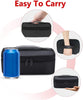 Exrp Small Lunch Bag for Men Women Insulated Lunch Box Mini Lunchbox Thermal Lunch Boxes Adult Lunch Pail Petty Food Containers Portable Cooler Bags Reusable Snack Bag Loncheras Para Hombres Black