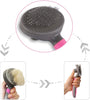 Hesiry Cat Brush Pet Soft Shedding Brush, Removes Loose Undercoat Gently, Pet Slicker Brush for Matted and Tangled Hair with Self Cleaning Button
