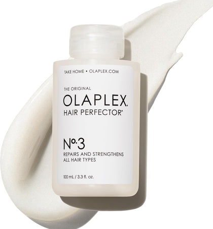 Olaplex No. 3 Hair Perfector Repairing Hair Treatment, Concentrated for Dry Damaged Hair, Repairs & Strengthens All Hair Types, 100 mL / 3.3 Fl. Oz.