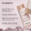 d'alba Piedmont Italian White Truffle Waterfull Tone-up Sunscreen, pure and Vegan hybrid pink tinted moisturizer, glow and brightening sunscreen, gentle and safe use sunscreen