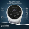 Empire 41 inch Tower Fan with LED Display, Remote Control Fan for Bedroom with Timer Function, 50W Cooling with 3 Speeds, Perfect 75° Oscillating Fan for Home, Living Room & Office (White)