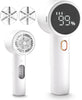 Peiyuu Fabric Shaver, Lint Remover Rechargeable, Electric Portable Sweater Defuzzer with 3 Speeds, 6 Leaf Blades, Digital LED Display to Remove Pilling for Clothes, Furniture, Sweater, Couch, Blanket