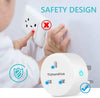 Tichondrius WiFi Smart Plug, 4 Pack 16A Smart Outlet Plug Socket Compatible with Alexa, Mini Socket with Remote Control & Voice Control with Electricity Statistics Timer Function, No Hub Required