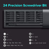 Xiaomi Precision Screwdriver Set | 24 Magnetic Driver Bit Set | Pocket Screwdriver Tool Set | Mini Screwdriver Kit | Repair Tool Kit, black