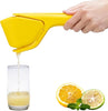 CIRCUIT GREEN Folding Lemon Squeezer, Manual Citrus & Lime Juicer with Built-In Strainer, Easy Two-Hand Press, Space-Saving Flat Design, Handheld Kitchen Tool (1 Pc)