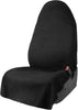 Leader Accessories 1 pcs Cloth Towel Front Bucket Seat Cover Black for Cars SUV Trucks Machine washable - Waterproof
