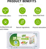 Aowin 4 Pack Refrigerator Deodorizer,Fridges Odor Eliminator,Natural Unscented Activated Charcoal Refrigerator Deodorizer,Dehumidizer,Antistaling Agent for Freezers Coolers and Lunch Boxes