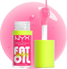 NYX Professional Makeup Fat Oil Lip Drip, Moisturizing, Shiny, Vegan Tinted Lip Gloss, Non-Sticky, 12H Hydration, Squalane, Raspberry & Cloudberry Oils - Missed Call