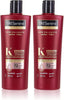 TRESemmé Keratin Smooth and Straight Shampoo with Argan Oil, Enjoy up to 72 hours of Frizz Control, 400ml, Pack of 2
